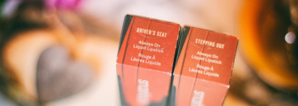 Роскошный матовый "нюд" - Smashbox Always On Liquid Lipstick в оттенках: Driver's seat и Stepping Out