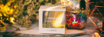 Прекрасный увлажняющий крем для сухой кожи вокруг глаз The Saem Urban Eco Harakeke Root Eye