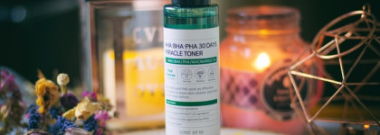 Звезды инстаграма - тонер и сыворотка с кислотами для избавления от несовершенств Some by Mi AHA BHA PHA 30 Days Miracle