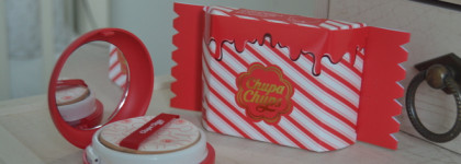 Корейская вкусняшка - Chupa Chups Candy Glow Cushion Strawberry Spf50+ PA++++