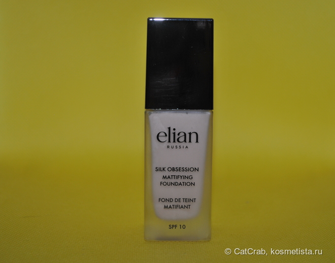 Тональный крем Silk Obsession Mattifying Foundation SPF10 от Elian Russia. Ещё одно неоднозначное средство от российского бренда