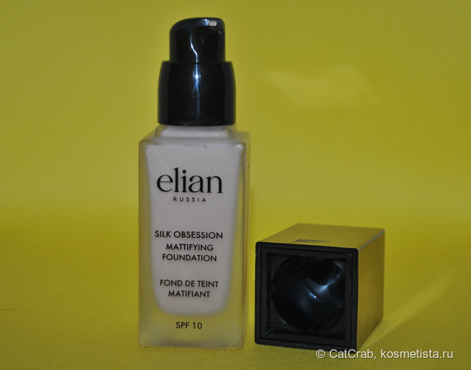 Тональный крем Silk Obsession Mattifying Foundation SPF10 от Elian Russia. Ещё одно неоднозначное средство от российского бренда