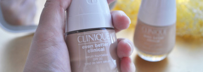 Even Better Clinical™ Serum Foundation SPF 20 - новинка от Clinique. Оттенки CN 02 breeze и CN 08 linen