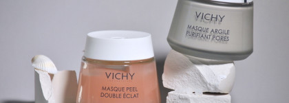 Пробуем маски для лица от Vichy: Masque Peel Double Eclat и Masque Argile Purifiant Pores
