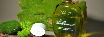 Гармонизирующая вода и питательный крем для тела из линейки Clarins Aroma Eau Extraordinaire