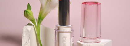 Мило, но не без недостатков: бальзам-блеск для губ с ароматом персика Crystal Glam Balm 01 Honey Peach от Clio