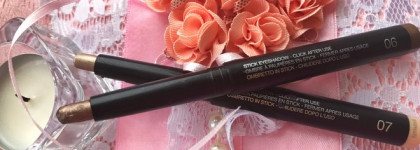 Тени-карандаш Kiko Long Lasting Stick Eyeshadow в оттенках 06 и 07 и макияж в их исполнении