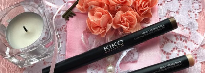 Тени-карандаш Kiko Long Lasting Stick Eyeshadow в оттенках 06 и 07 и макияж в их исполнении