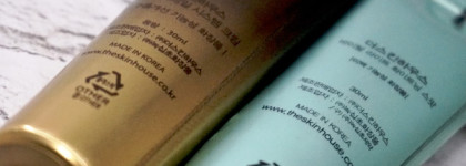 Два друга от корейского бренда The Skin House. Vital Light Whitening Spot и Wrinkle Snail System Cream