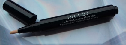 Корректирующий карандаш с эффектом мерцания от Inglot Under Eye Corrective Illuminator - бесполезная покупка или палочка-выручалочка?