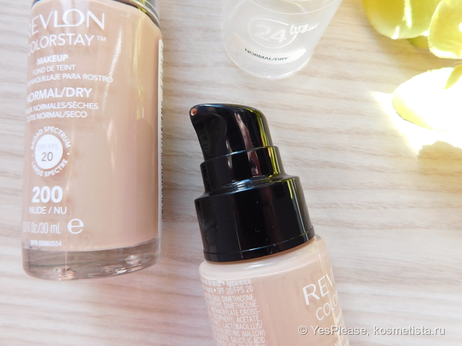 Тональные основы Revlon Colorstay Makeup 24hrs Wear Normal/Dry в оттенках 200 и 220