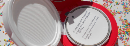 Тональная основа-кушон Chupa Chups Candy Glow Cushion Strawberry Spf50+ PA++++ | Chupa Chups жидкая помада-тинт Chupa Chups Lip Locker