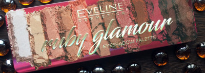 Ruby Glamour Eyeshadow Palette от Eveline Cosmetics - гламур в розовато-персиковых нотках