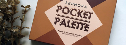 Первая покупка декоративной косметики 2021 года - Палетка теней для глаз Sephora Collection Pocket Palette в оттенке Warm brown tones