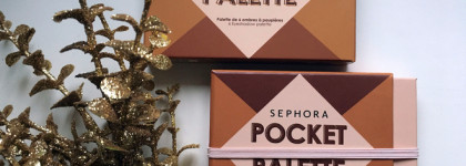 Первая покупка декоративной косметики 2021 года - Палетка теней для глаз Sephora Collection Pocket Palette в оттенке Warm brown tones