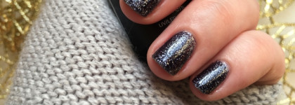 Звездная россыпь на ногтях вместе с гель-лаком In'Garden X-gel №103