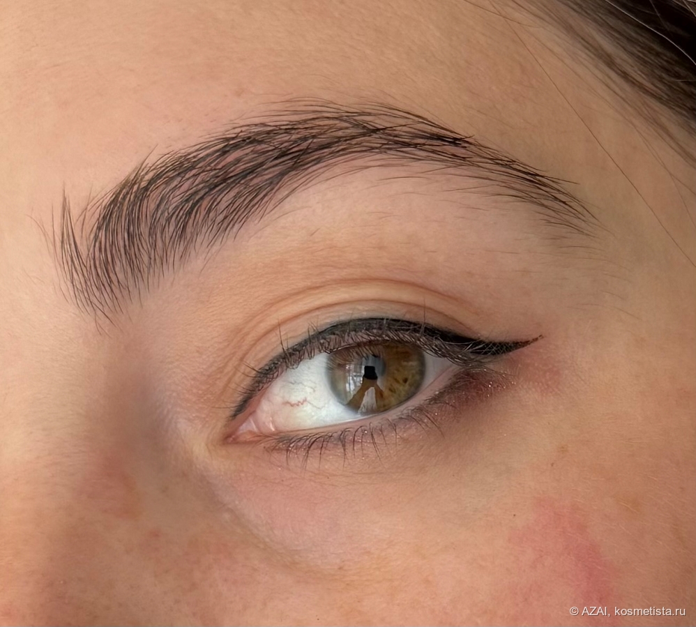 До нанесения туши