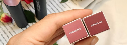 Невероятно комфортная новинка Smashbox Always On Cream To Matte Lipstick. Оттенки promoted & hoops on