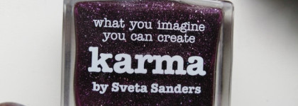 Моя карма - черничное варенье. Picture polish - Karma