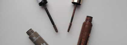 Catrice Brow Colorist в оттенке 020 Medium и ее сравнение с Essence Make Me Brow в оттенке 03 Soft Browny brows