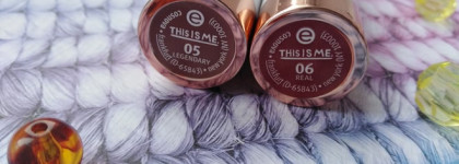 Помада Essence This is me! lipstick, оттенки 05 Legendary и 06 Real