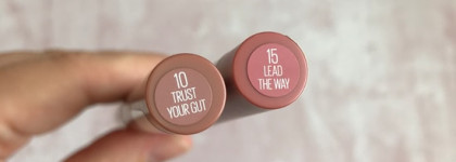 Бюджетные матовые помады-карандаши для обладательниц идеальных губ. Maybelline New York SuperStay Ink Crayon в оттенках 10 и 15