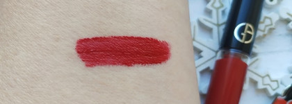 Бархатный гель Giorgio Armani Lip Maestro №400 «The Red»