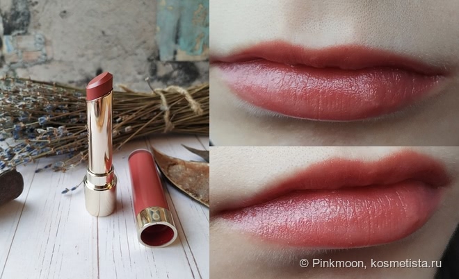 Питательная губная помада с лаковым покрытием Clarins Joli Rouge Lacquer & Тушь для ресниц Clarins Wonder Perfect Mascara 4D