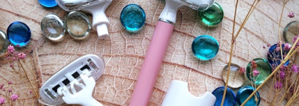 Бреем чисто и комфортно с розовой многоразовой бритвой Olzori Wellskins RW-01