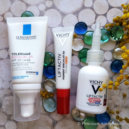 Моя актуальная защита от морщин, купероза и пигментации со средствами Vichy и La Roche Posay