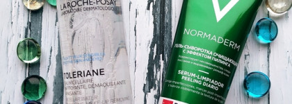 Эффективное очищение кожи не миф. Делаю это со средствами от La Roche-Posay и Vichy