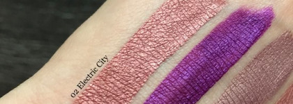 Стойкие и комфортные металлики Relouis Velvet Metallic в оттенках 02 Electric City, 04 Alive, 09 Infinity, 10 Fashion Beats