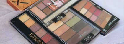 Моя скромная коллекция палеток: ABH, Smashbox, Urban Decay и другие. Краткий обзор + свотчи