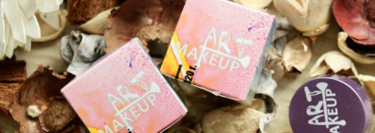 Кремовые тени Art Makeup Тяnu4Ка в оттенках 130 Виноград и 191 Глинтвейн