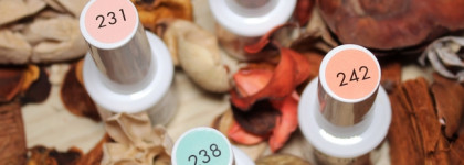 Весенняя коллекция гель-лаков Beauty-Free. Оттенки 231, 236, 238 и 242