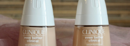 Новинка от Clinique. Тональное средство Even Better Clinical Serum Foundation SPF20 в оттенках CN02 Breeze и CN28 Ivory