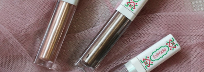 Скромная коллекция жидких теней. Блестки, жидкий металл и даже матовые