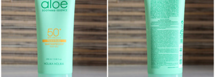 Универсальный санскрин для взрослых и детей. Holika Holika Aloe Soothing Essence Spf50+/pa++++ Waterproof Face & Body Sun Gel