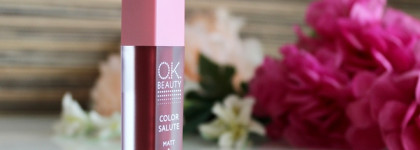 OK Beauty Color Salute Matt & Stay в оттенке Dita. Далеко от идеала, но красиво