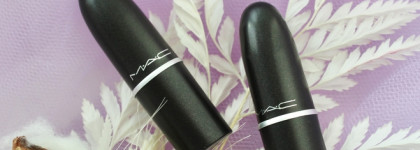 MAC Mini Lipstick в знаменитых оттенках Ruby Woo и Velvet Teddy