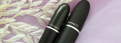 MAC Mini Lipstick в знаменитых оттенках Ruby Woo и Velvet Teddy