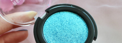 Изумрудно-голубой дуохром с золотистым сиянием. Relouis Pro Eyeshadow Sparkle в оттенке 05 Mermaid Tail