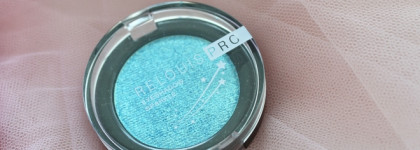 Изумрудно-голубой дуохром с золотистым сиянием. Relouis Pro Eyeshadow Sparkle в оттенке 05 Mermaid Tail