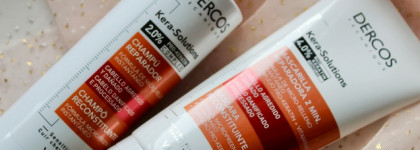 Vichy Dercos Kera-Solutions: обзор шампуня и экспресс-маски для повреждённых волос