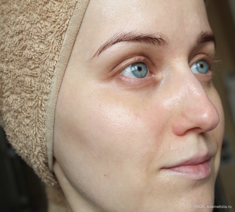 после нанесения SPF