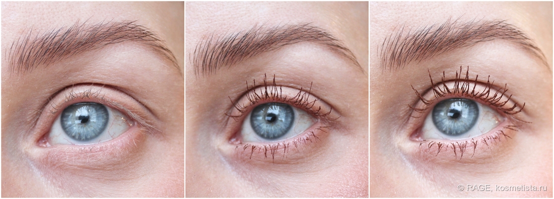 без туши – 1 слоя – 2 слоя