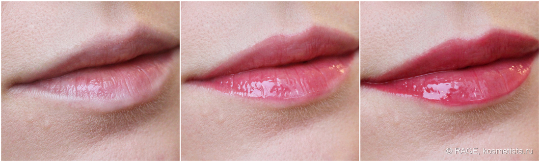 без макияжа – 1 слой – 2 слоя