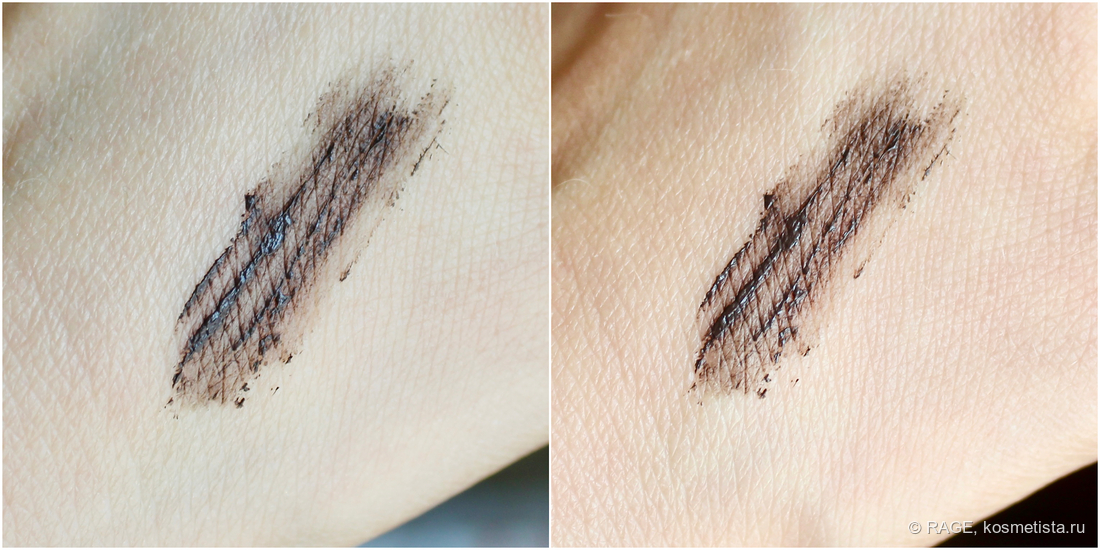 слева – дневной свет, справа – на солнце