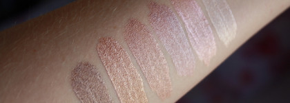 Прекрасные тени Metal Hype от LuxVisage, оттенки 1, 2, 3, 4, 5, 6 (первая часть линейки)