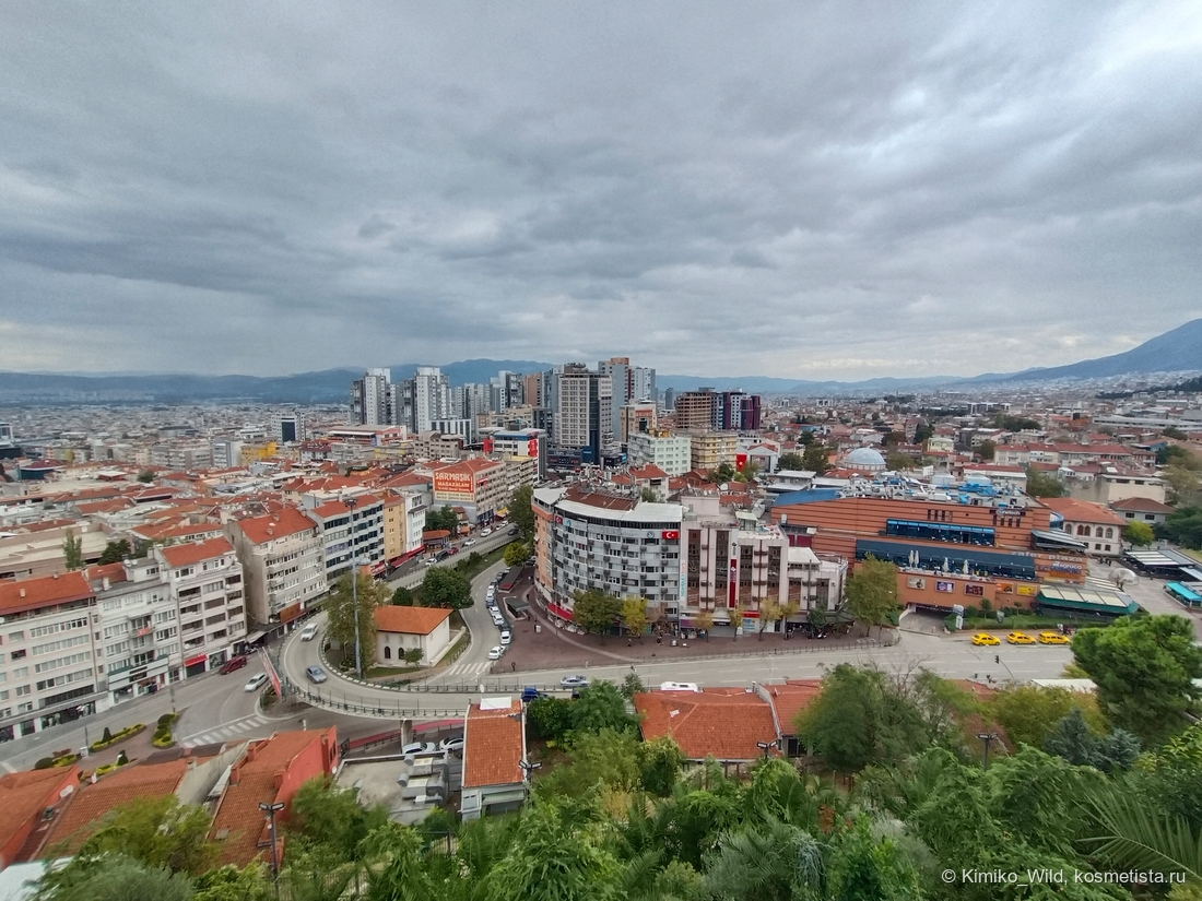 Вид на Бурсу с Топханэ